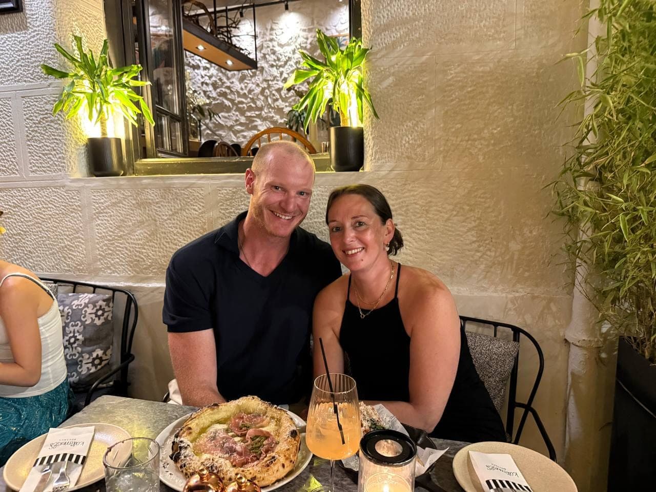 Date night. More food we didn't need.