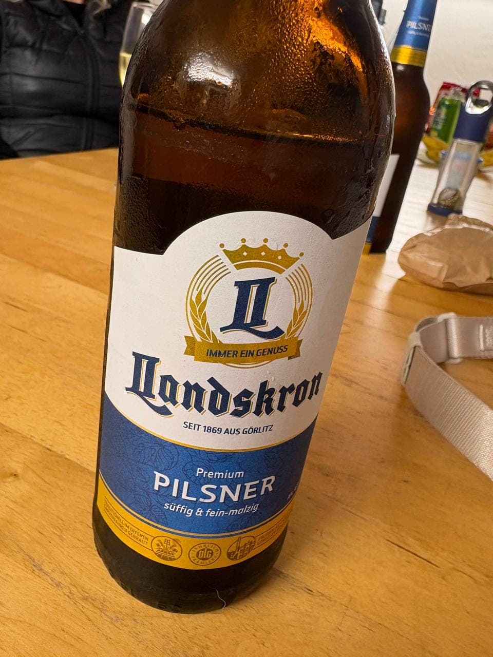 Traditional German dinner with the family