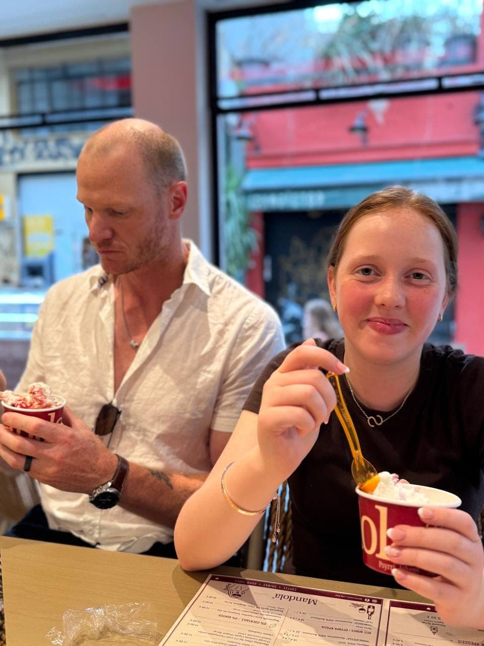Our favourite gelato place. Been every day.