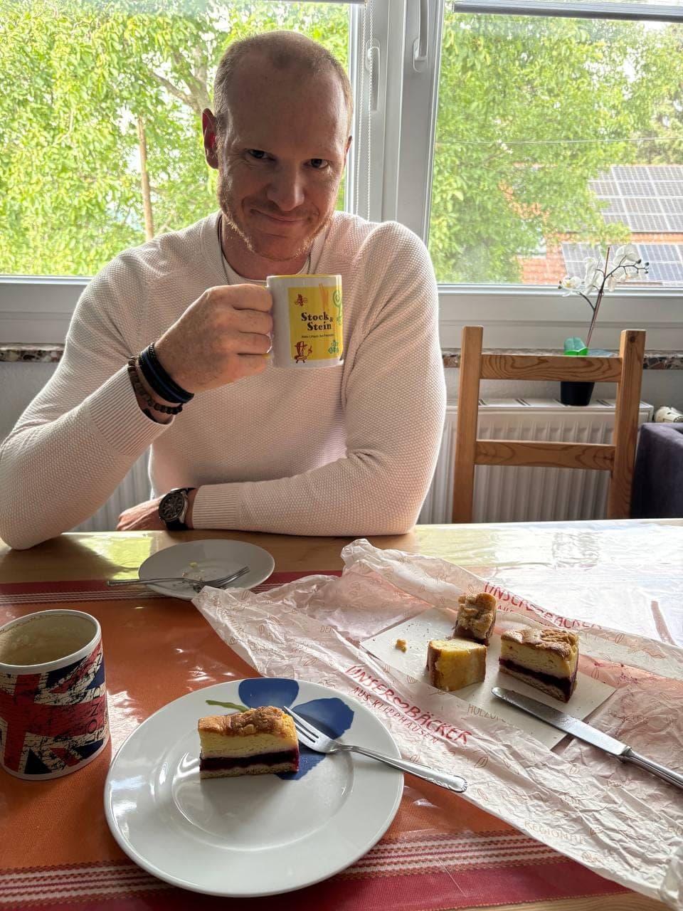 Afternoon coffee and cake