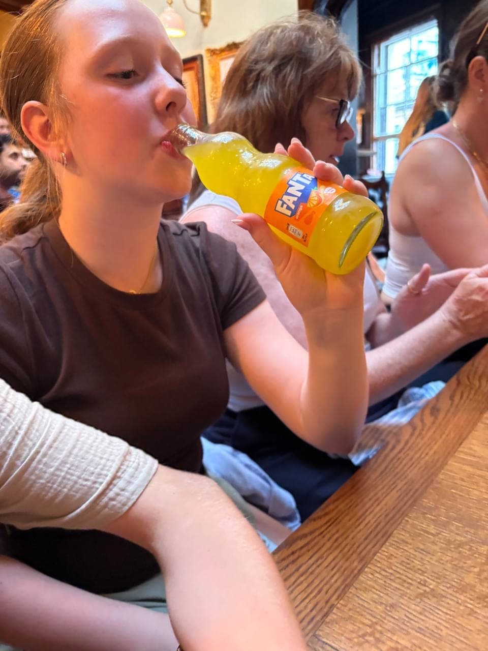 Fanta in a glass!!!