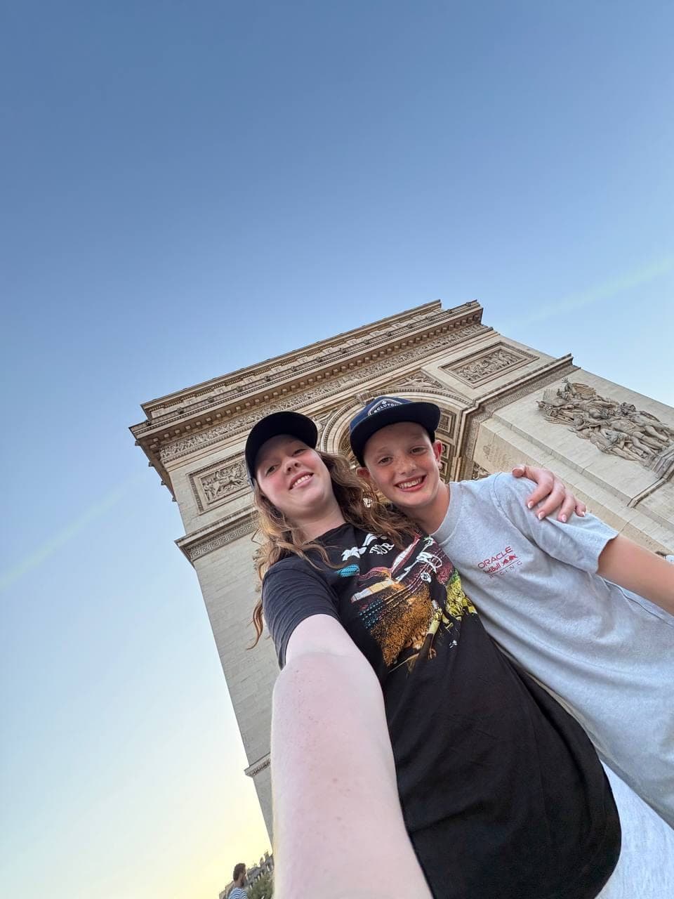 Sunset from the Arc de Triomphe