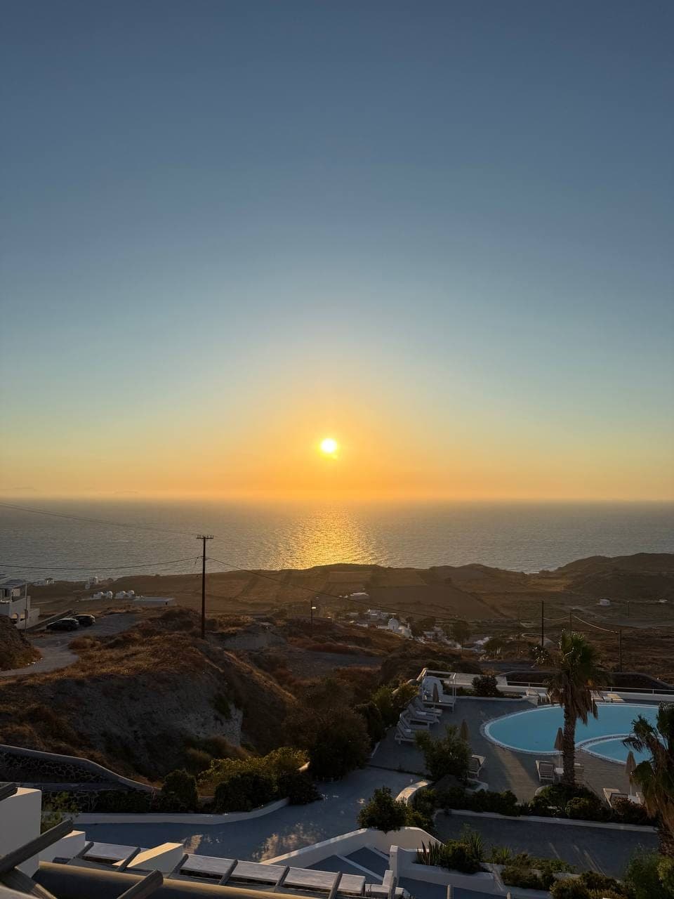 Sunrise from the balcony