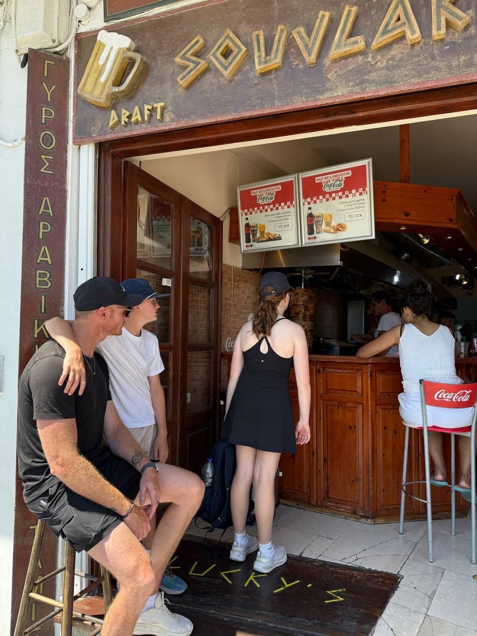 Lunch before the ride back